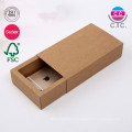 Sliding Open Drawer Box Men and Women&#39;s Underwear Caixa de papel Folding Clothes Package